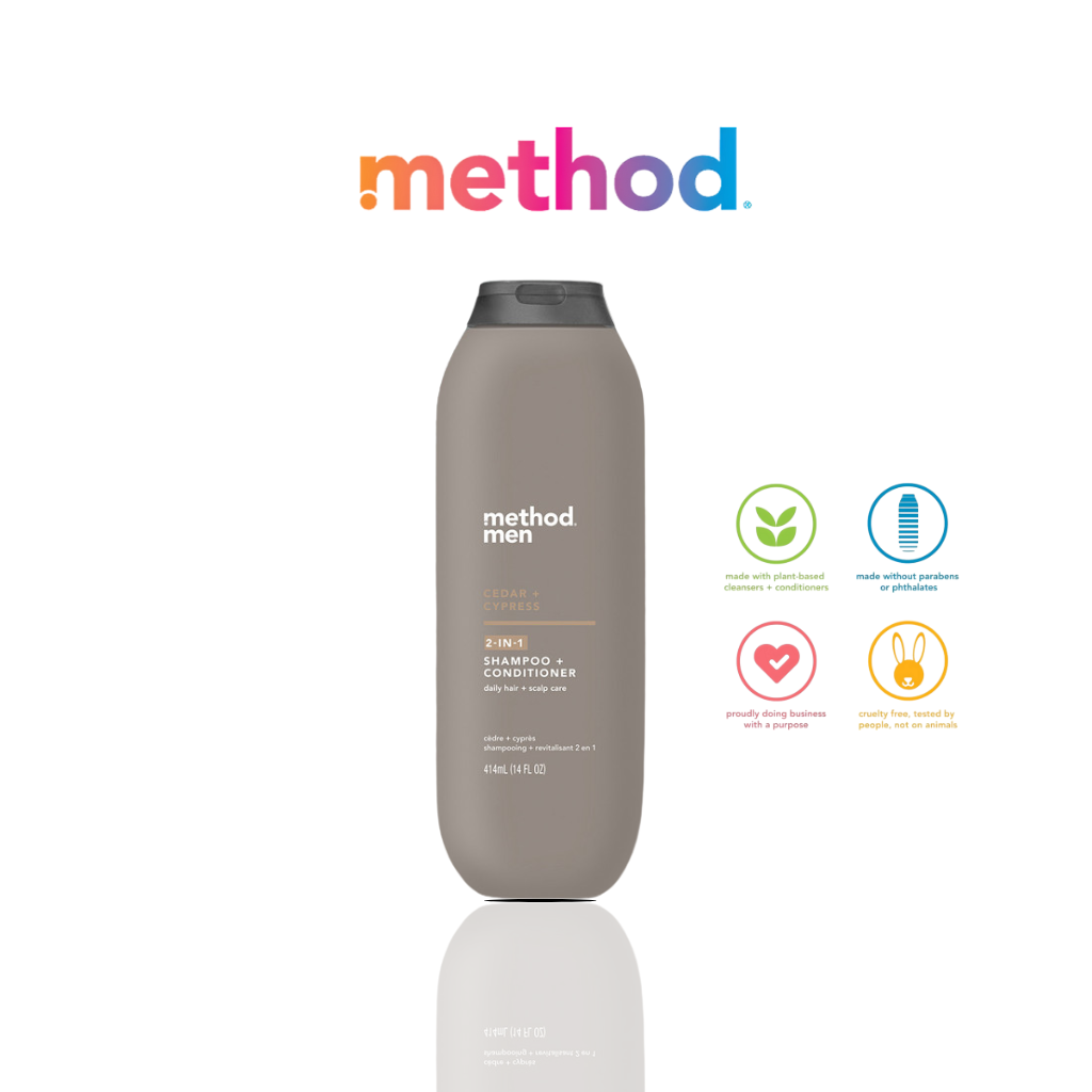 Method 2 in 1 Shampoo + Conditioner 414ml -Cedar + Cypress