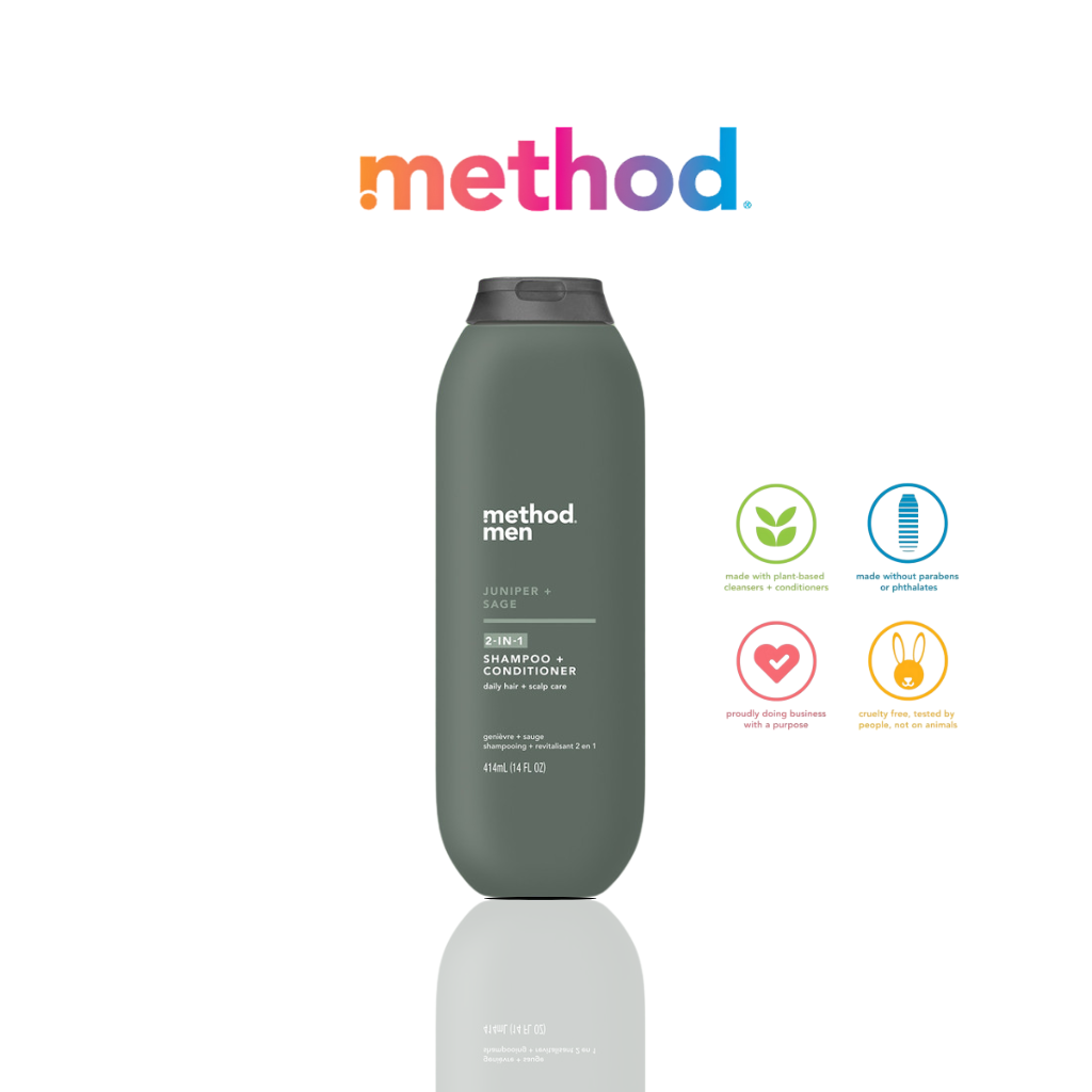Method 2 in 1 Shampoo + Conditioner 414ml -Juniper + Sage