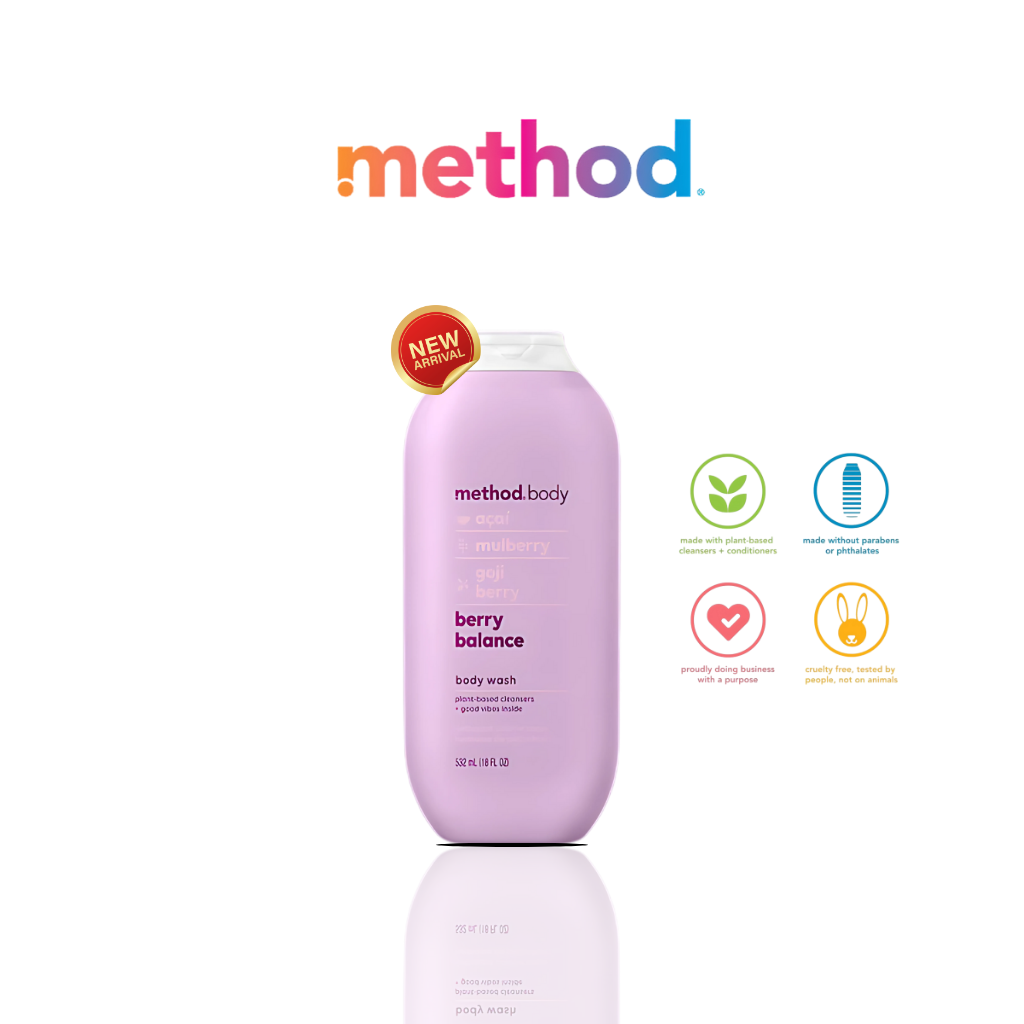 Method Unisex Body Wash 532ml - Berry Balance