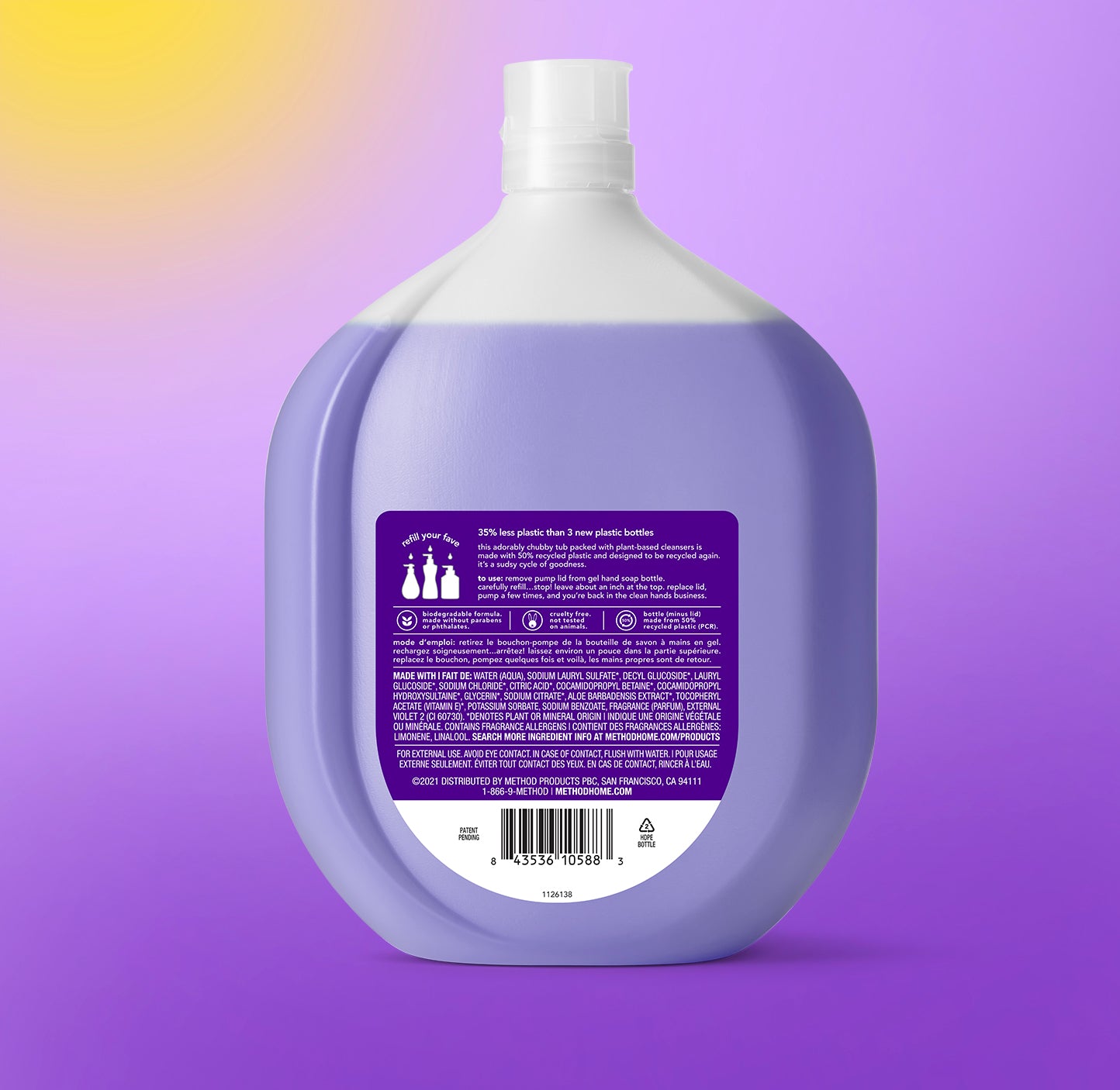 Method Gel Handwash Refill French Lavender