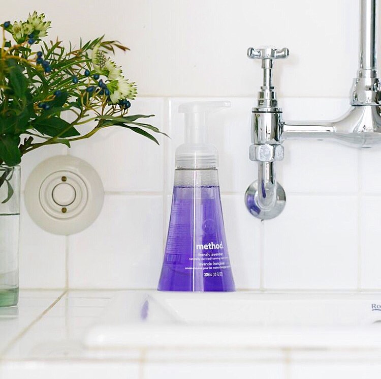 Method Foaming Hand Wash French Lavender on sink
