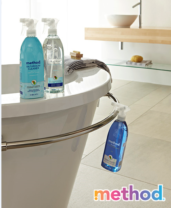 Antibacterial Bathroom Cleaner Tub + Tile 828ml - methodmalaysia