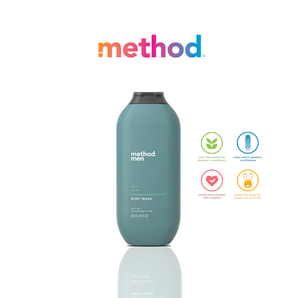 Method Men Body Wash 532ml - Sea + Surf