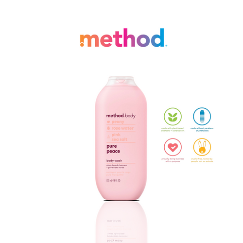 Method Unisex Body Wash 532ml - Pure Peace