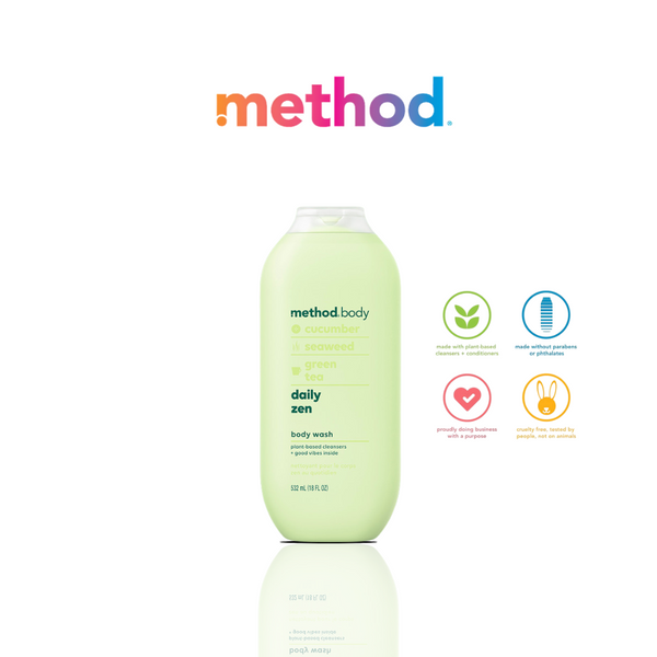Method Unisex Body Wash 532ml - Daily Zen