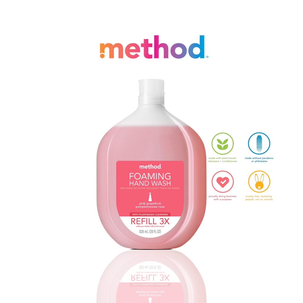 Foaming Hand Wash Refill 828ml- Pink Grapefruit