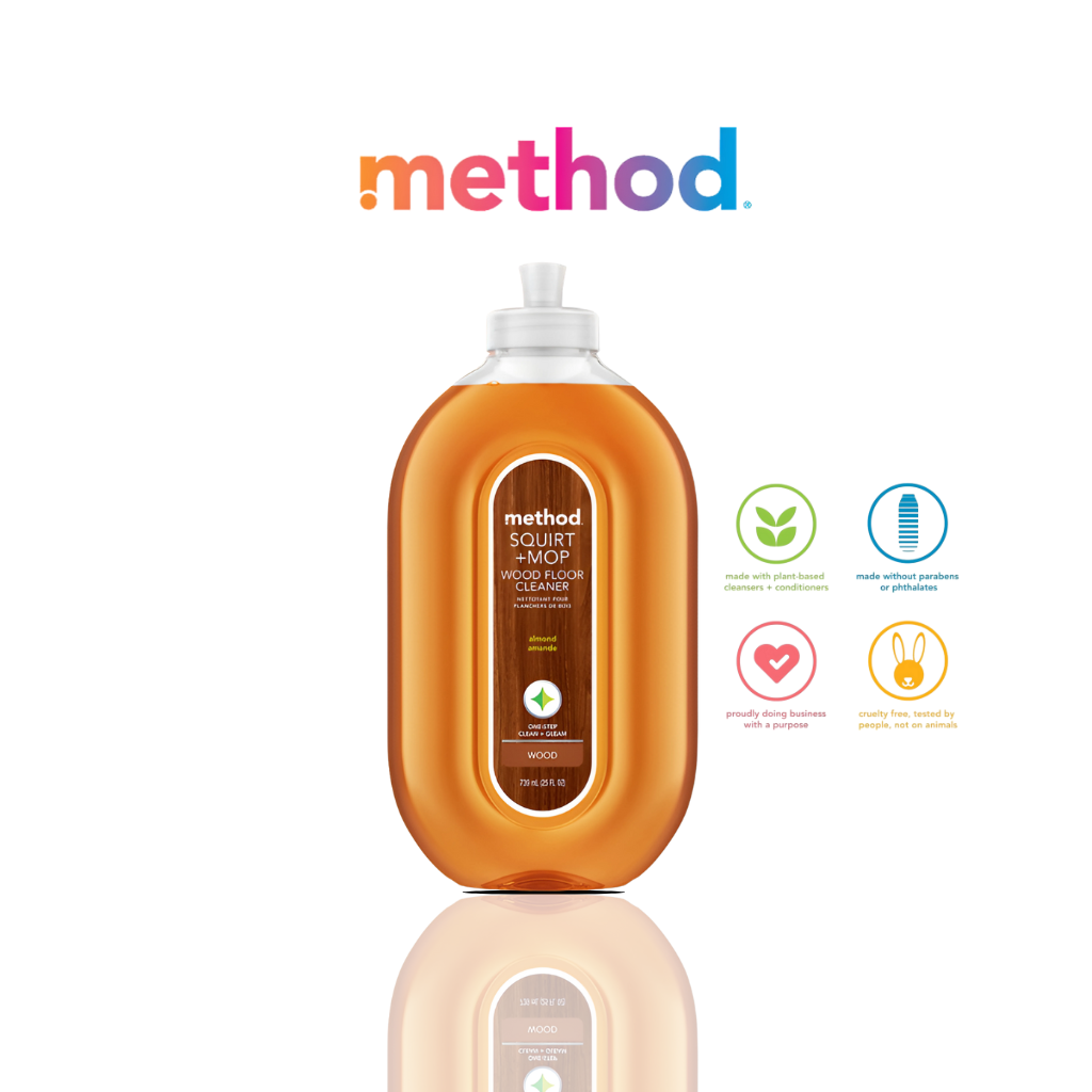 Squirt + Mop Wood Floor Cleaner 739ml -Almond
