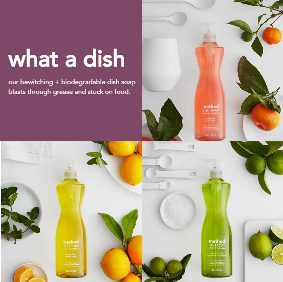 Method collection of dish soaps 