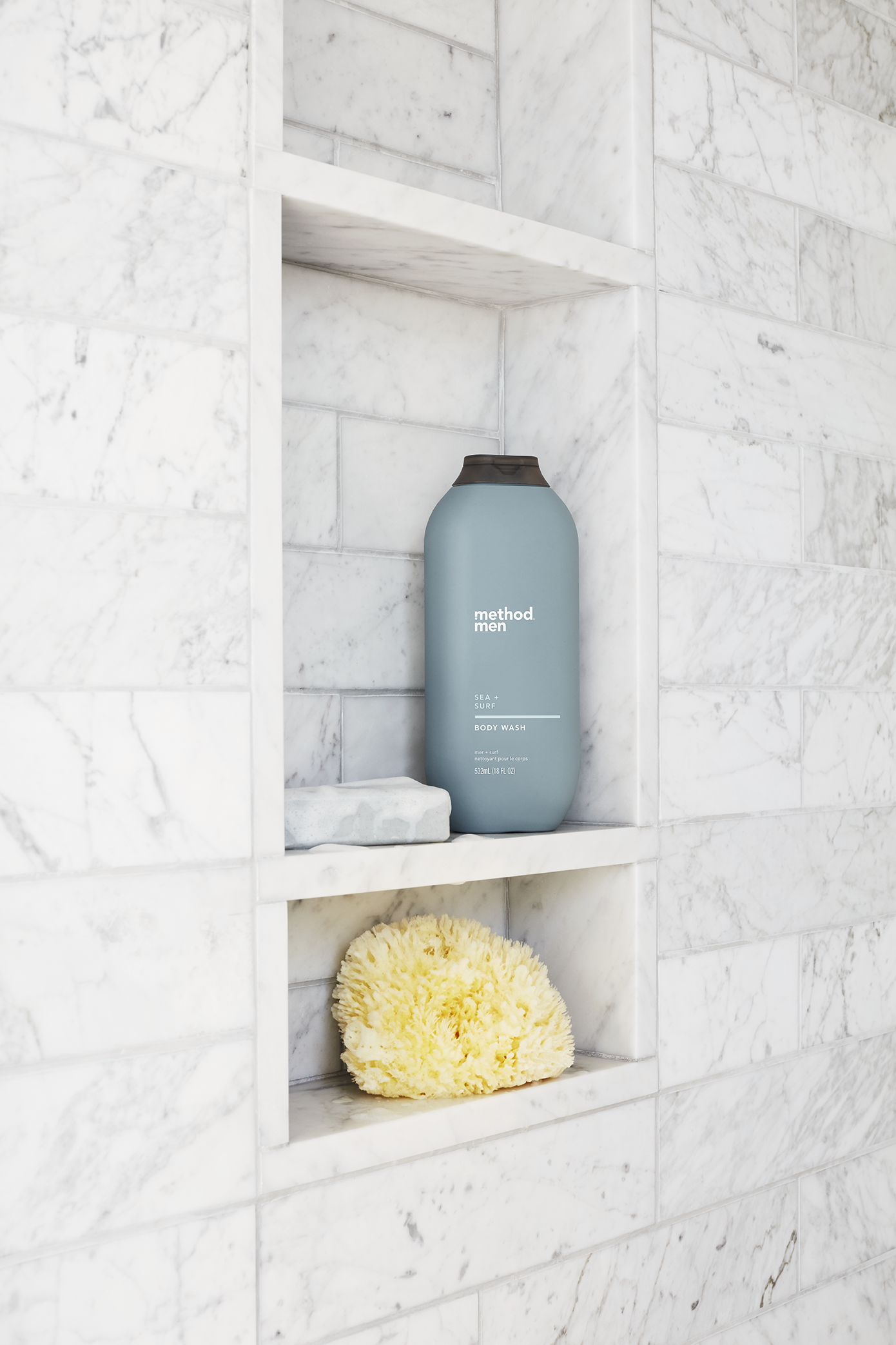 Method Men Body Wash 532ml  - Sea + Surf - methodmalaysia