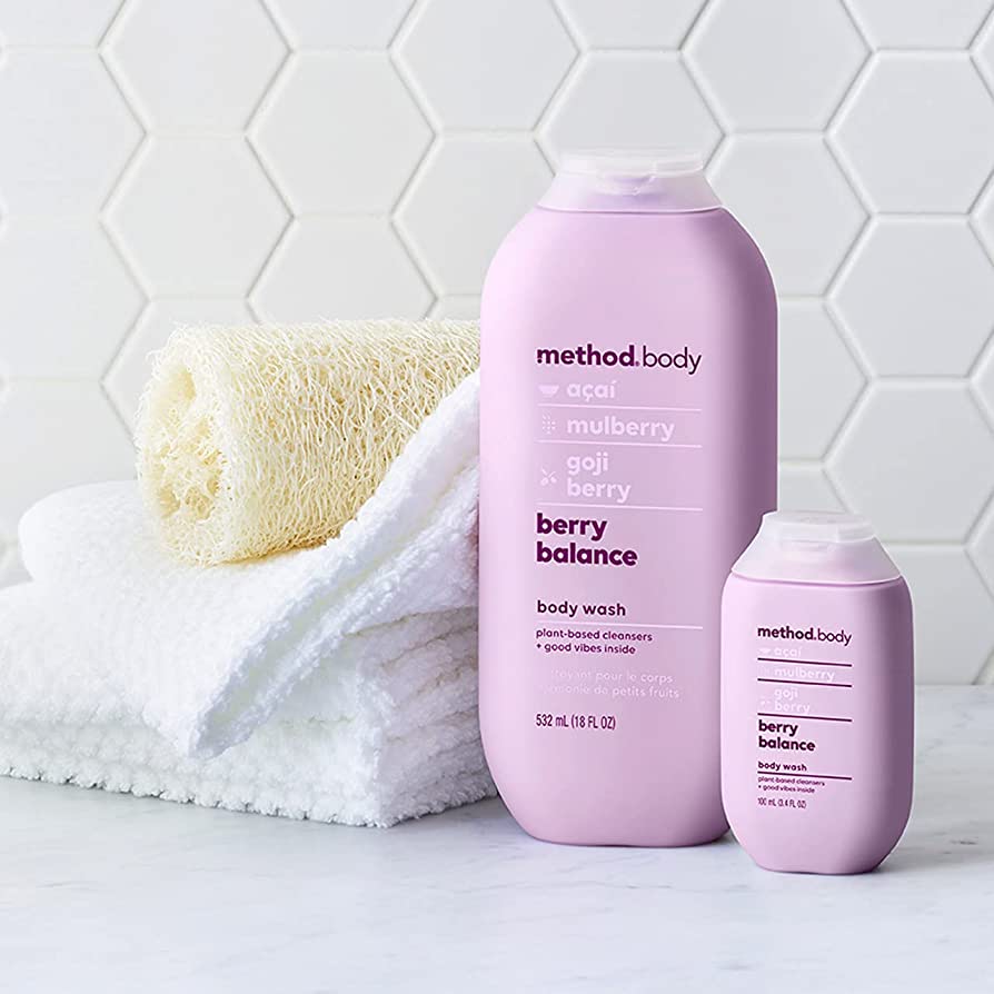 Method Unisex Body Wash 532ml - Berry Balance - methodmalaysia