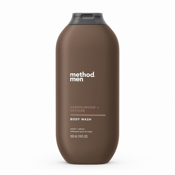 Method Unisex Body Wash 532ml - Sandal Wood - methodmalaysia