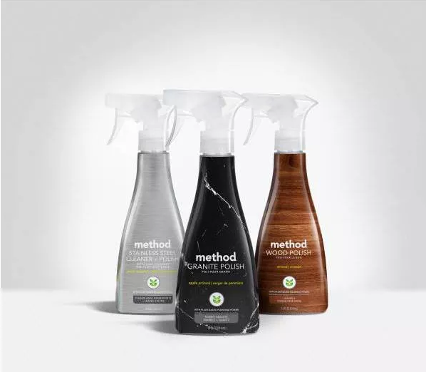 Wood Surface Cleaner + Polish 414ml - Almond - methodmalaysia