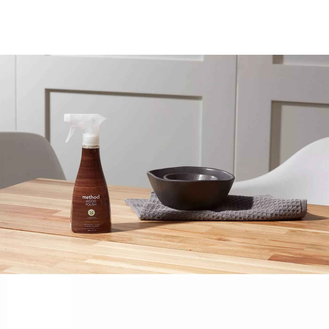 Wood Surface Cleaner + Polish 414ml - Almond - methodmalaysia